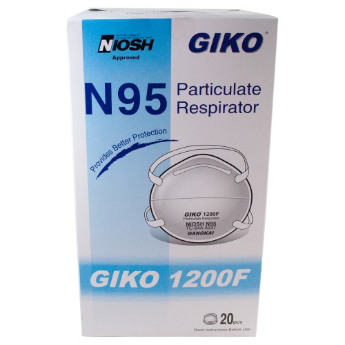 GIKO 1200F NIOSH N95 PARTICULATE RESPERATOR DUST