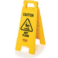 CAUTION WET FLOOR SIGN A-FRAME