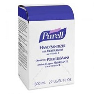 PURELL BAG/BOX SANITIZER 800ML 800ML INST HAN SAN