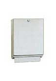 MULTIFOLD TOWEL DISPENSER STAINLESS STEEL, HOLDS 400