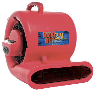 REd 2.9 amp omnidry air mover