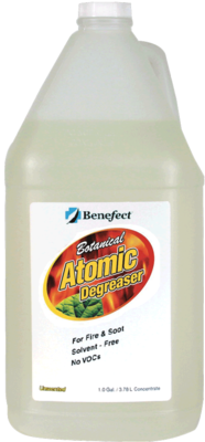 Benefect Atomic fire and soot degreaser