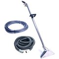 HOSE AND WAND KIT 25&#39; VAC AND
SOLUTION HOSE 12&quot; STAINLESS
STEEL 2-BEND DUAL JET WAND
WITH BRASS VALVE AND JETS