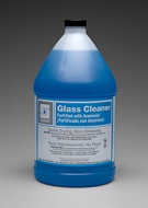 Glass Cleaner (1GL) is a Clear blue, formula fortified