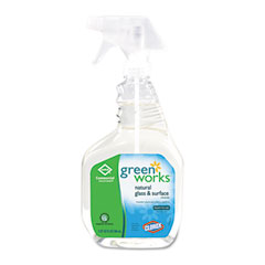 CLOROX GREENWORKS GLASS &amp; ALL SURFACE CLEANER 12-QTS/CS